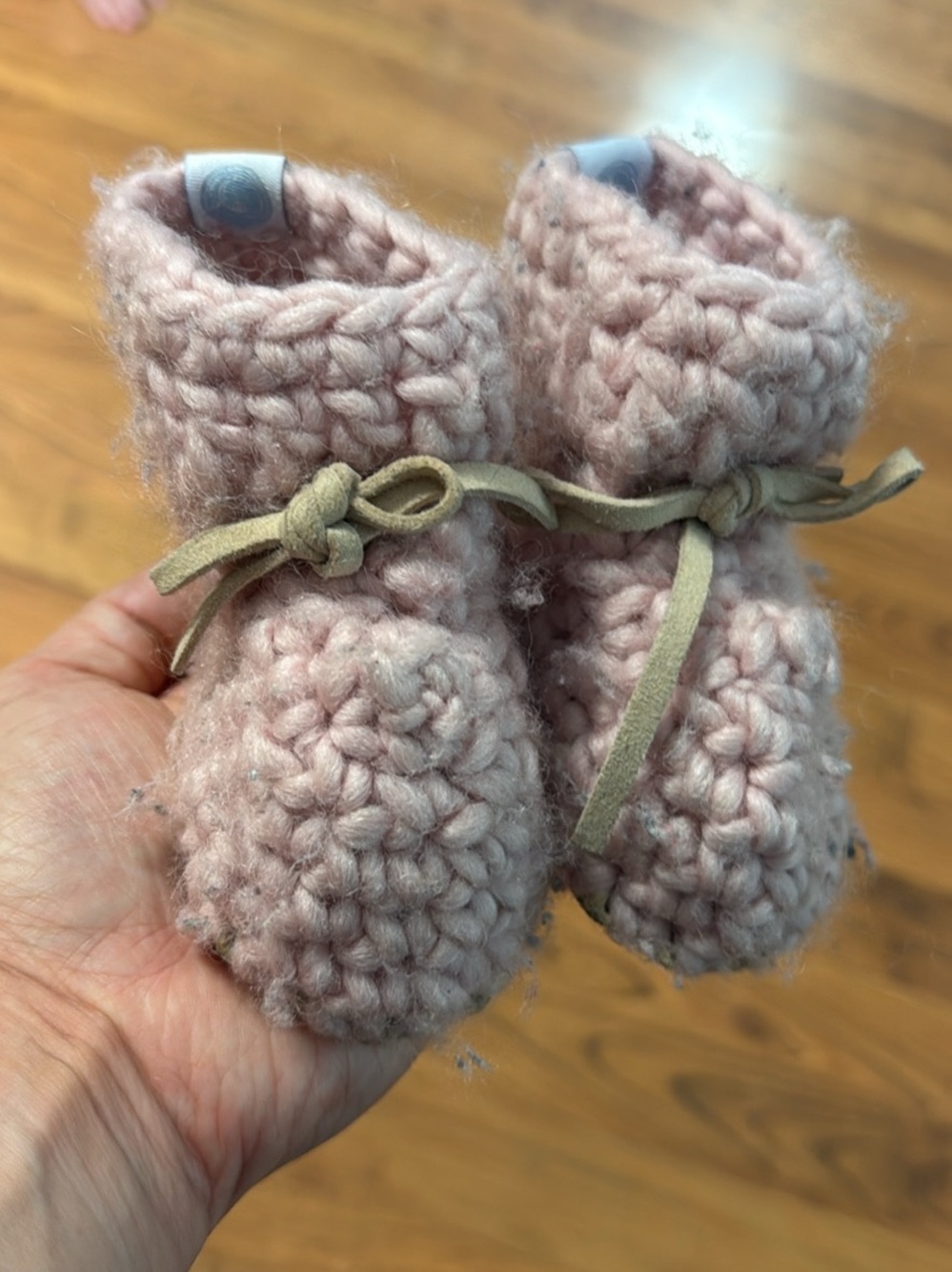 Pink Padraig cottage booties